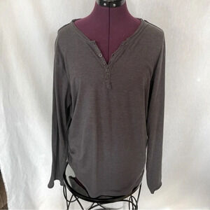 Rogue State Vintage Gray Henley Men’s Size XLarge NWT​